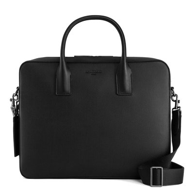 Porte documents 14" en cuir signature T EMILE LE TANNEUR