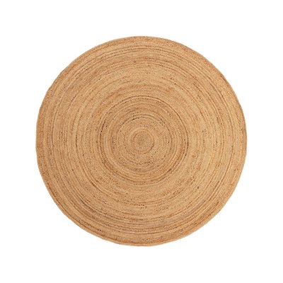 Tapis rond de jute tissé main JUTTA BENUTA 
