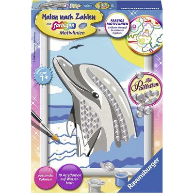 Peinture par numéros Dauphin Mnz So RAVENSBURGER