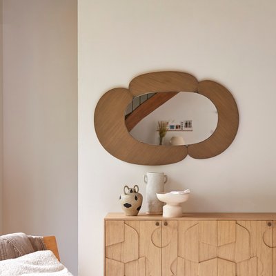 Miroir ovale en mindi clair 115x75 cm EDA TIKAMOON