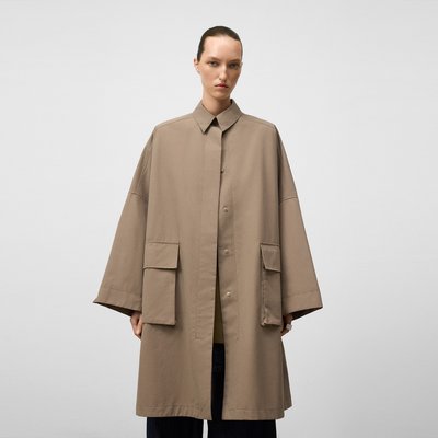 Gabardine oversize à col revers ADOLFO DOMINGUEZ
