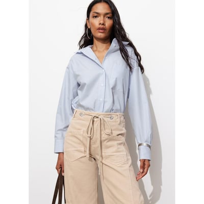 Chemise oversize rayée PROMOD