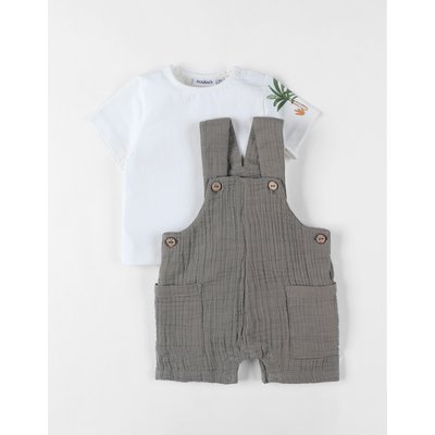 Ensemble Salopette avec T-shirt, Coton NOUKIE'S