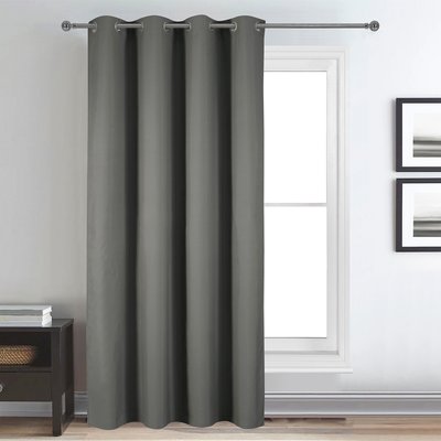 Rideau déco uni occultant et thermique HOME MAISON