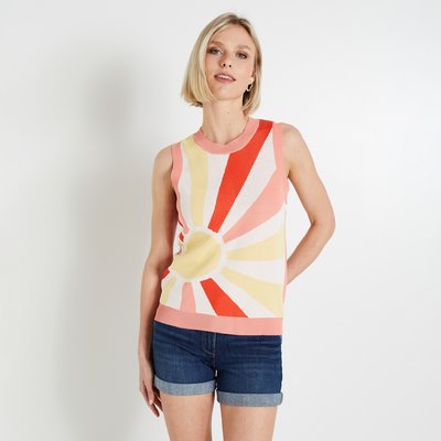 Pull sans manches imprimé GRAIN DE MALICE