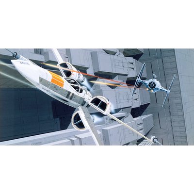 Papier peint Komar - Star Wars Classic RMQ X-Wing vs TIE-Fighter - 500 x 250 cm HEXOA
