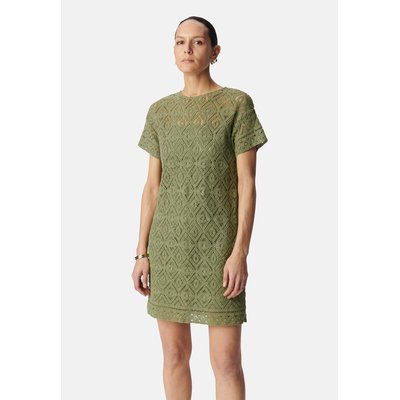 Robe coton bio dentelle crochet IKKS
