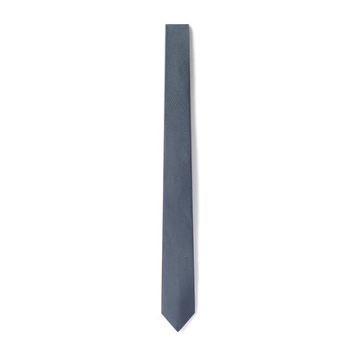 Cravate fine twill gris TIE RACK