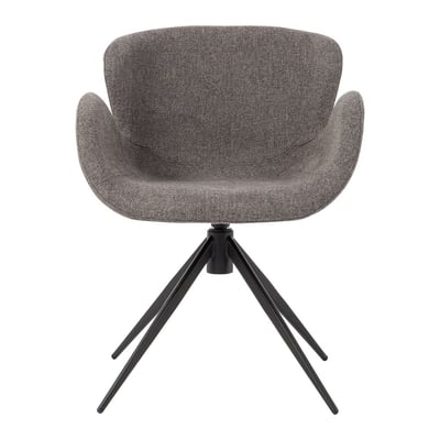 Chaise repas accoudoir tissu ZAGO