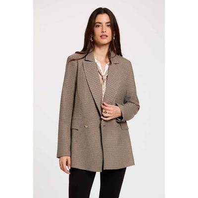 Blazer droit col tailleur MORGAN