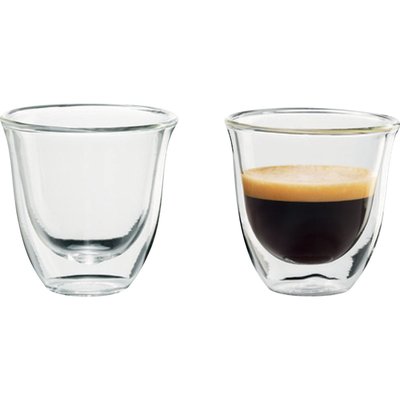 Tasse expresso double paroi lot 2 x 90ml DELONGHI