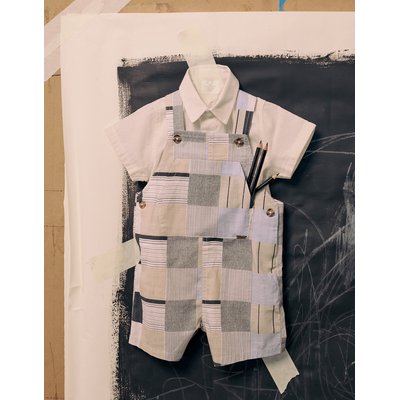 Salopette en Coton avec Motif Brothers & Sisters ZIPPY