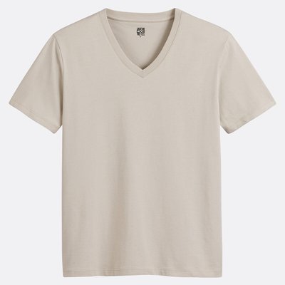 T-shirt col V manches courtes LA REDOUTE COLLECTIONS