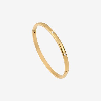 Bracelet jonc doré à l'or fin VICKY CAROLINE NAJMAN