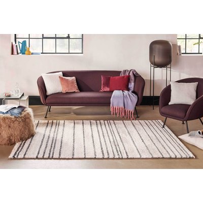 Tapis à poils longs rayé, salon, chambre , GESA ESPRIT