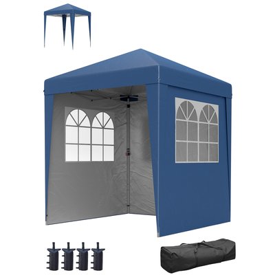Tonnelle barnum pop-up pliable réglable 4 sacs lestage sac de transport OUTSUNNY