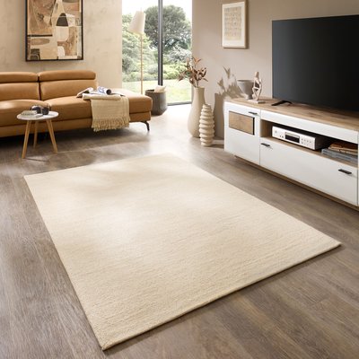 Tapis UNI en laine tufté main dans des couleurs douces THEKO