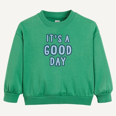 Sweat col rond imprimé molleton LA REDOUTE COLLECTIONS