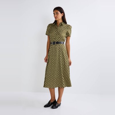 Robe midi imprimée MONOPRIX