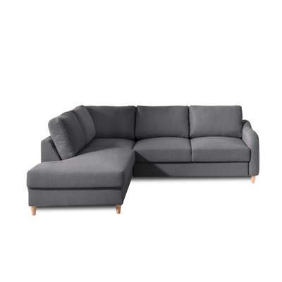 Canapé d'Angle Convertible en Tissu toucher cachemire 5 places - WILL LISA DESIGN
