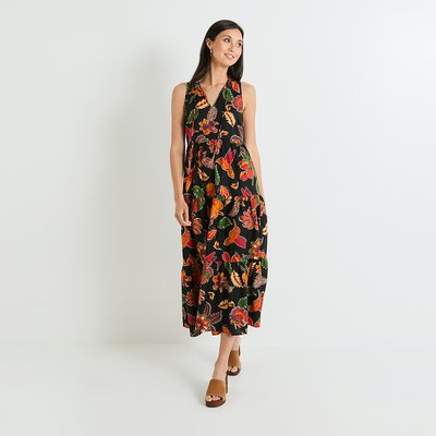 Robe longue imprimée GRAIN DE MALICE