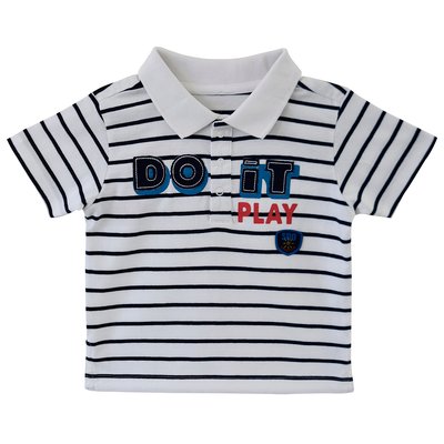 Polo garcon jersey 2/8 ans audran SUCRE D'ORGE