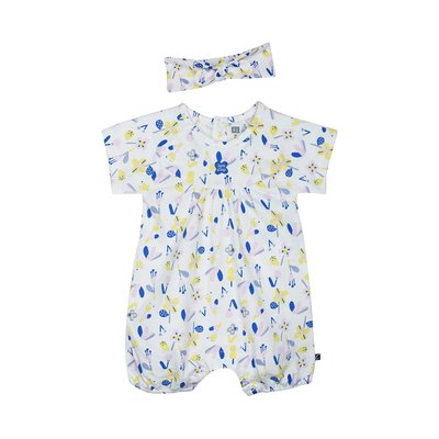 Combicourt bandeau golden manches courtes naissance SUCRE D'ORGE