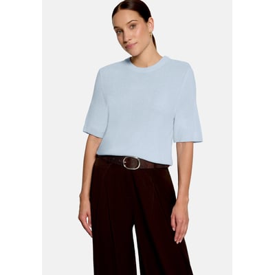 Pull-over en maille basique manches courtes ZERO