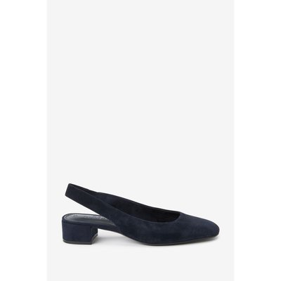 Chaussures en cuir bride arrière talon bas NEXT