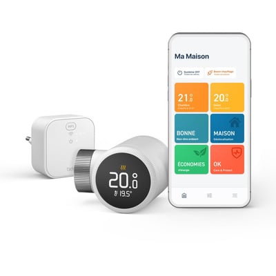 Tête thermostatique connectée Intelligente X kit de démarrage TADO