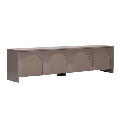 Meuble TV 4 portes décor arches MARFA PIER IMPORT