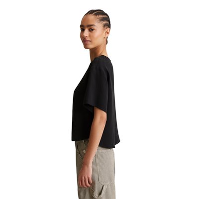 Chemisier à crop relaxed en TENCEL™ Lyocell MARC O’POLO DENIM