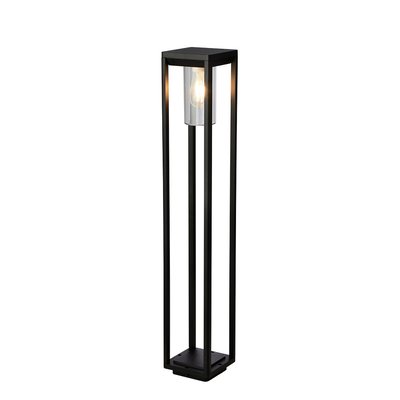 90cm Outdoor Black Cage Post Light SO'HOME