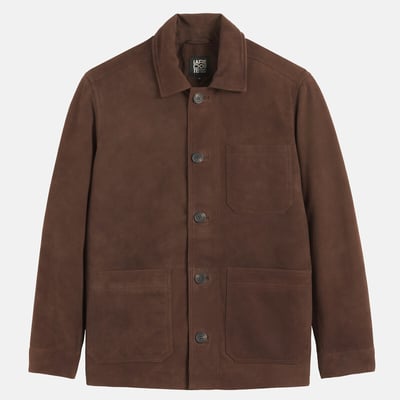Veste workwear en cuir, mi-saison LA REDOUTE COLLECTIONS
