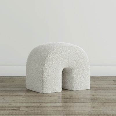 Пуф с обивкой из букле SO'HOME