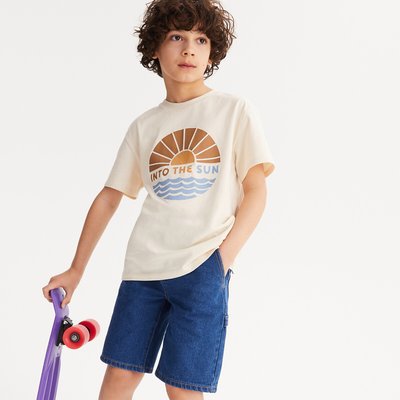 Bermuda en jean forme charpentier LA REDOUTE COLLECTIONS