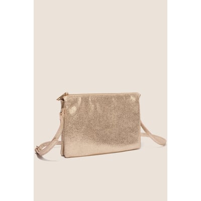 Sac bandoulière satiné 2 pochettes BREAL