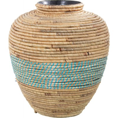 Vase en osier, détail rotin RECOLLECTION