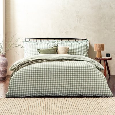Barton Cotton Gingham Check Duvet Cover Set YARD
