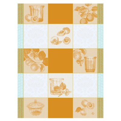 Torchon en Coton, CONFITURES CARREAUX LE JACQUARD FRANCAIS