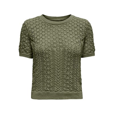 Crew Neck Jumper with Short Sleeves ONLY
