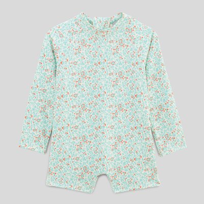 Maillot de bain combinaison manches longues imprimé BOUT'CHOU