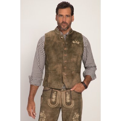 Gilet traditionnel bavarois. Cuir suédé de JP1880