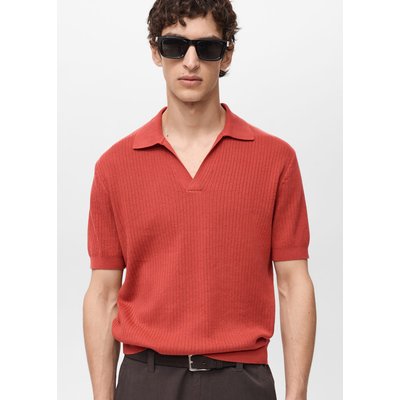 Polo 100 % coton structuré rayures MANGO MAN