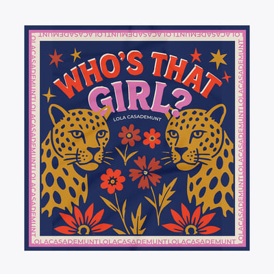 Foulard imprimé animaux LOLA CASADEMUNT LOLA CASADEMUNT