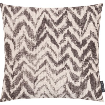 Housse de coussin velours motif tribal MARWA MAGMA HEIMTEX