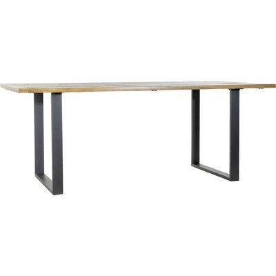 Table de salle à manger en bois et métal RECOLLECTION