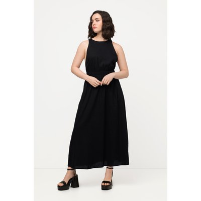 Robe maxi sans manches. Lin mélangé. ULLA POPKEN