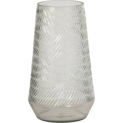 Vase en verre texturé relief, Grand format RECOLLECTION