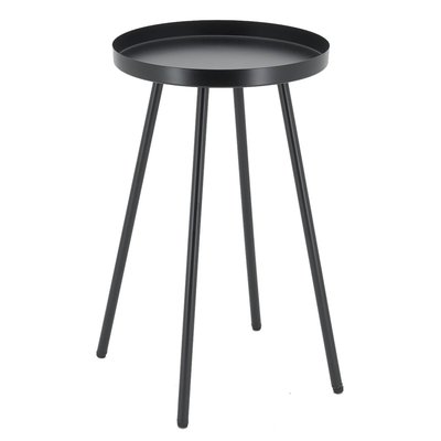 Table basse en métal Ø 30 H 50 Noir AUBRY GASPARD